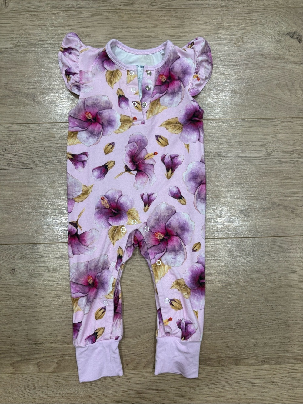 Coco moon Hawaii hibiscus romper